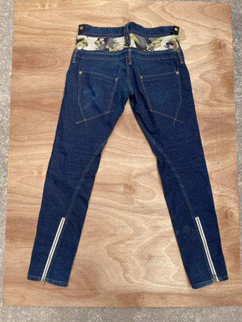 Japanese Brand - PPFM Japan Bondage Punk Skinny Denim Jeans Size 34