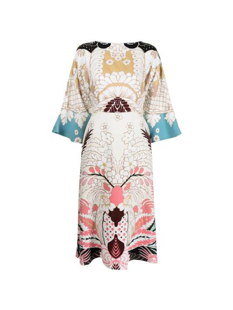 Valentino Valentino Garavani Cady Printed Dress
