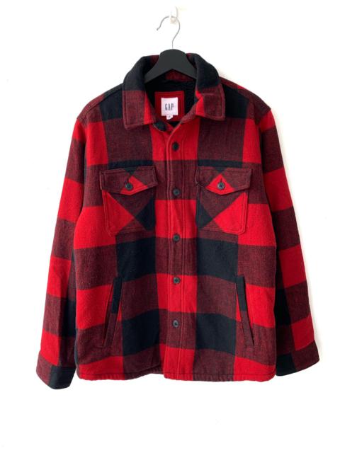 Other Designers Gap - Very Rare Gap Checkered Wool Sherpa Jacket