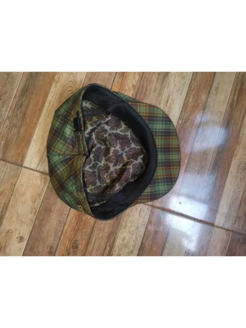 GUCCI 🔥🔥1992 vintage paolo gucci flat plaid paisley cap rare🔥🔥