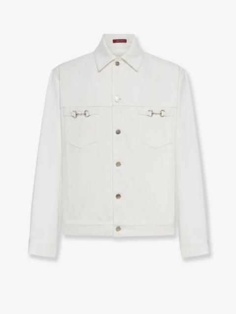 GUCCI Gucci Men White Denim Jacket