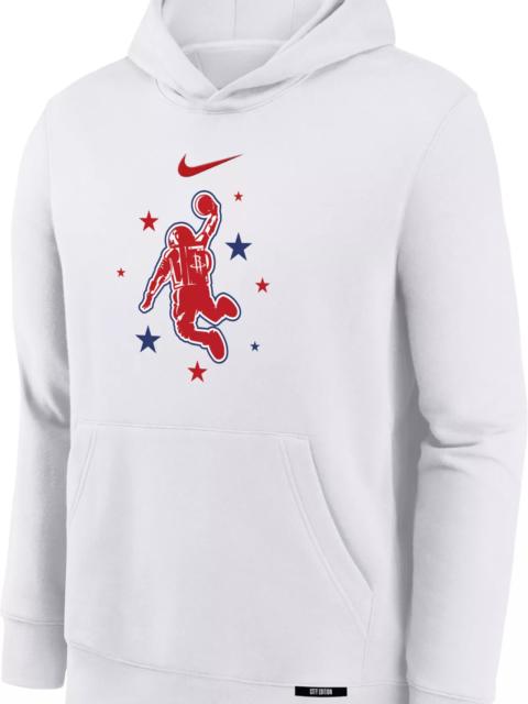 Nike Nike Youth 2025-26 City Edition Houston Rockets Club Logo Hoodie