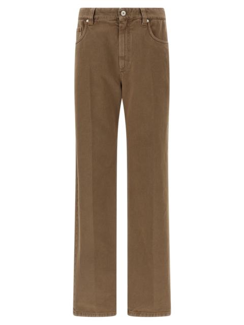 Brunello Cucinelli Denim Pants Beige