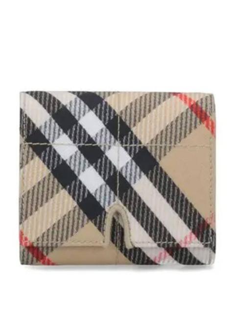 Burberry Burberry Vintage Check Trifold Wallet