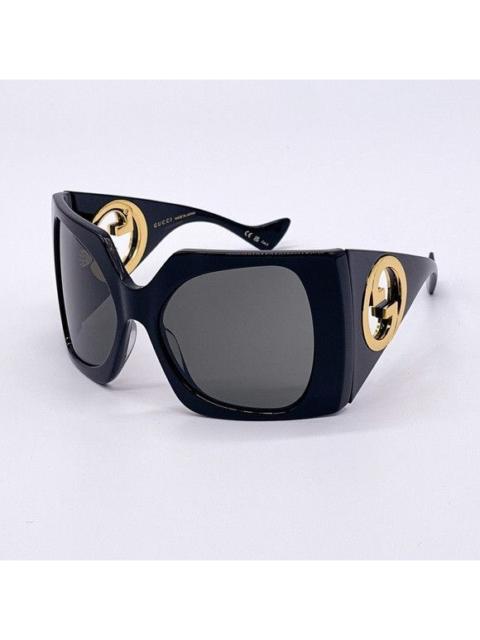 GUCCI NEW GUCCI OVERSIZED BLACK WOMEN SUNGLASSES GUCCI GG1255S 001