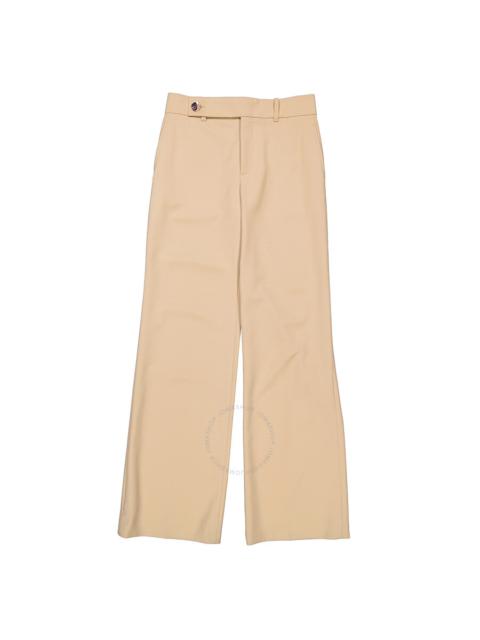 Chloé Chloe Ladies Barley Brown Flared Pants