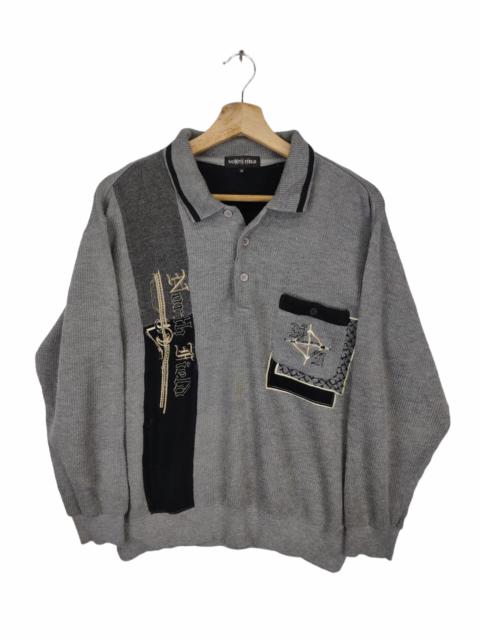Other Designers Vintage - Vintage 90 S Polo Shirt Long Sleeve by North Field