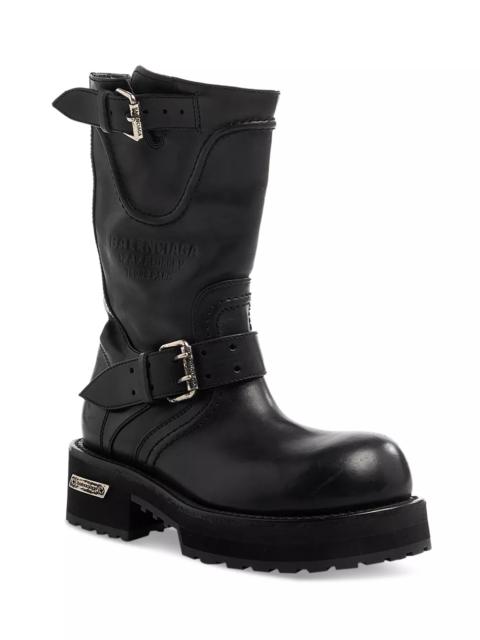 BALENCIAGA Men's Venom Buckle Boots
