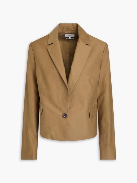 Other Designers Cotton and wool-blend twill blazer