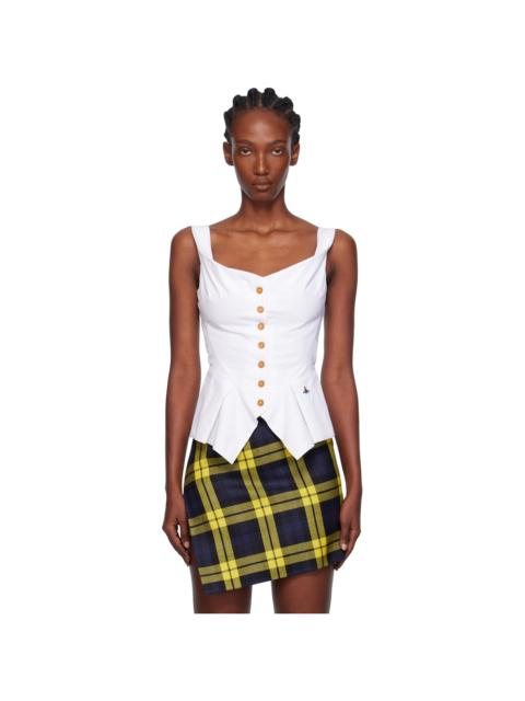 Vivienne Westwood White Monday Vest Top