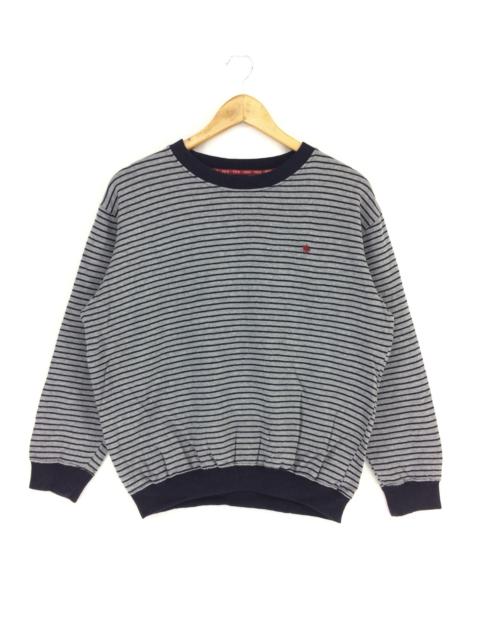Other Designers Vintage - Vintage Polo Country British Club Stripe Design Sweatshirt
