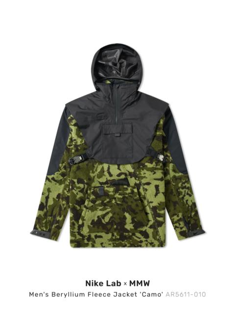 Nike NikeLab x MMW Men's Beryllium Fleece Jacket 'Camo' (2020)