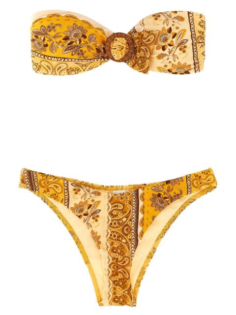 Zimmermann Lucky Ring Beachwear Yellow