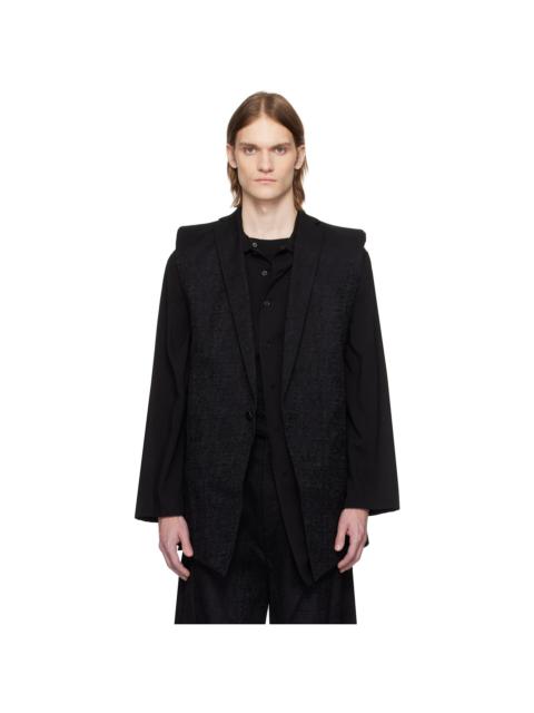 Julius Black Herren Sleeveless Blazer
