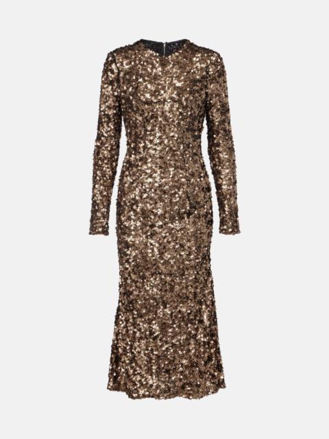 Dolce & Gabbana Sequined midi dress