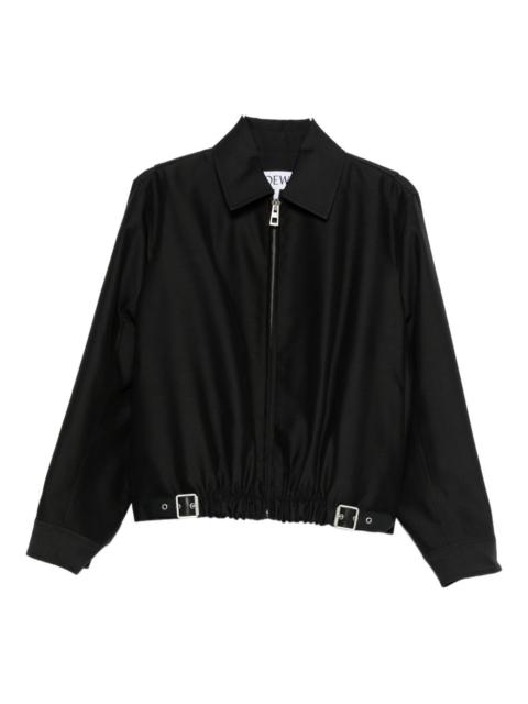 Loewe Loewe Women Wool And Silk Belted Jacket