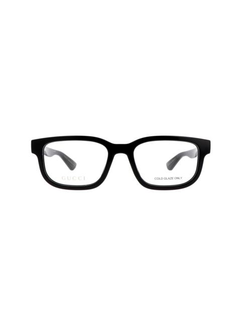 GUCCI Open Box - Gucci Demo Square Men's Eyeglasses GG1584O 001 53