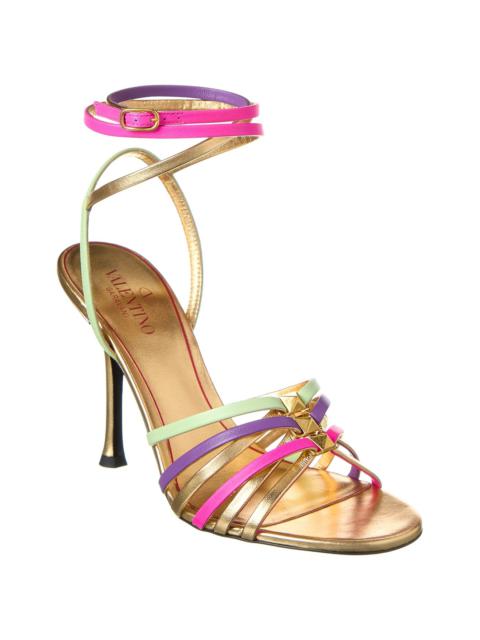 Valentino Valentino Rockstud 100 Leather Sandal
