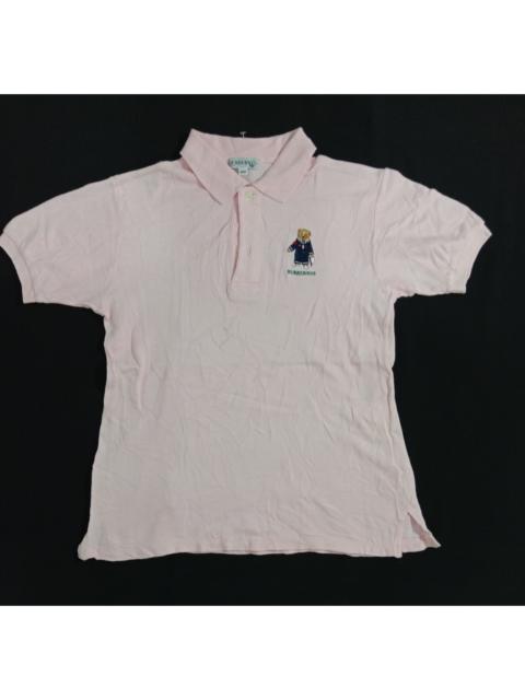 Other Designers Vintage - Vintage Burberry Thomas Bear Logo Polo Tee