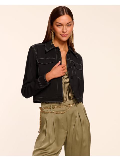RAMY BROOK Marrie Stitched Stretch Cotton Jacket