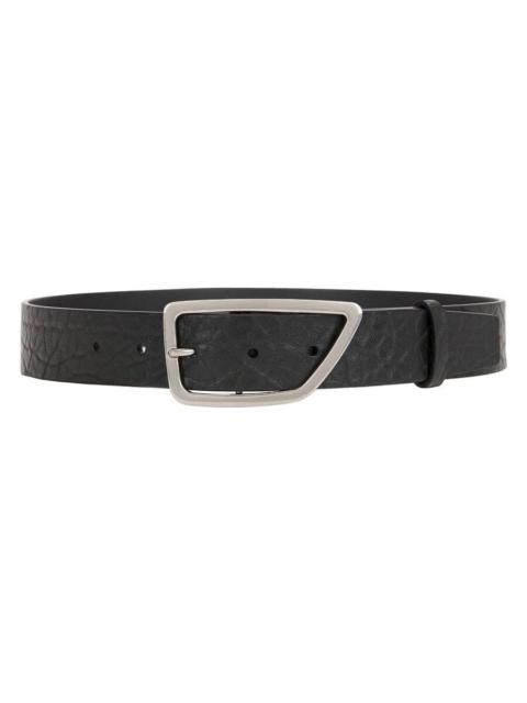 Burberry Burberry Shield Pin Buckle Leather Belt