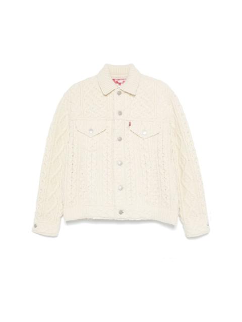 x Levi's® Aran-knit cardigan