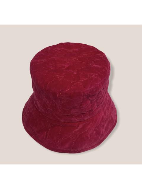 VINTAGE MOSCHINO CHEAP AND CHIC VELVET BUCKET HAT / HAT