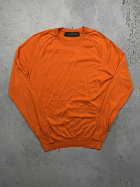 Louis Vuitton Vintage Louis Vuitton Orange Silk Cashmere Knit Sweater XS