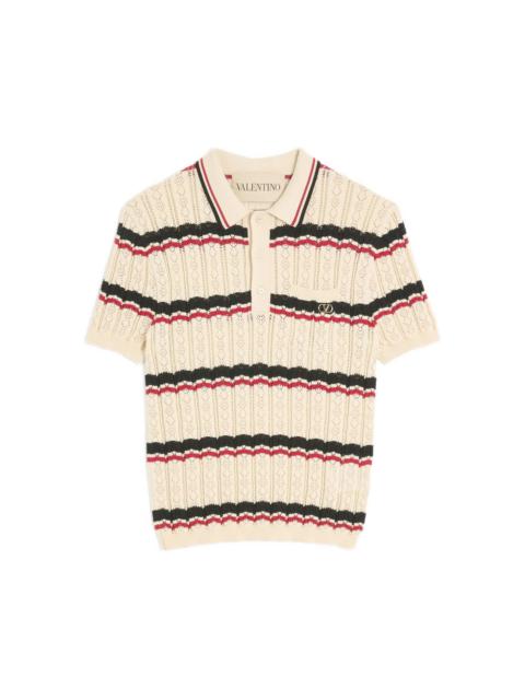 Valentino Valentino Neutrals Polo Shirts Men