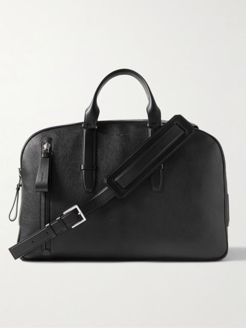 TOM FORD Buckley Full-Grain Leather Holdall Black