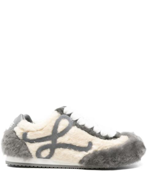 Loewe Loewe Women Ballet Runner Shearling Sneakers