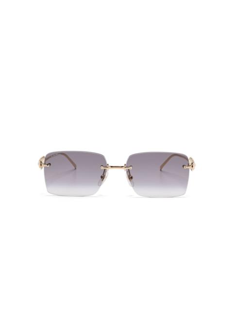Cartier rectangle-frame sunglasses