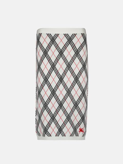 Burberry Jupe midi Check