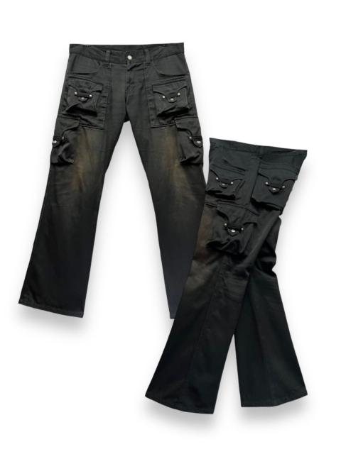 Other Designers Vintage TORNADO MART Rusty Black Bush Cargo Minimalist Flare