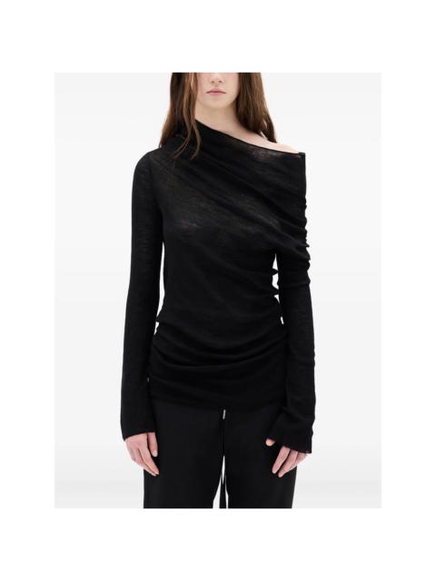 Ann Demeulemeester Ann Demeulemeester Black Tops - T-Shirts & Jerseys Women