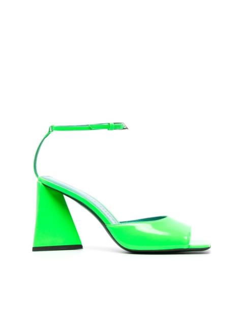 THE ATTICO Piper 85mm patent-leather sandals