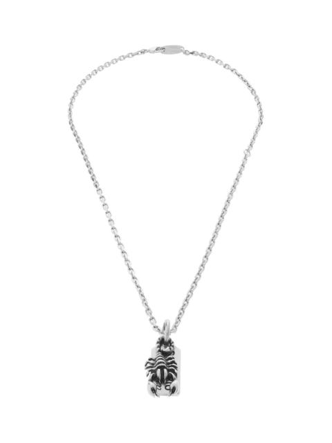 BALENCIAGA Horoscope Scorpio Necklace in Silver