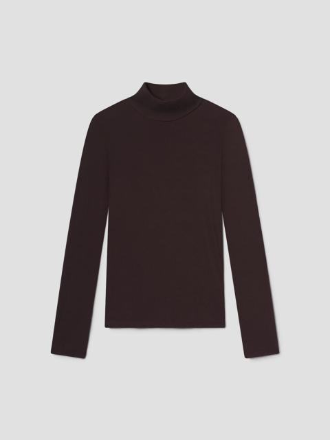 AGOLDE PASCALE TURTLENECK IN ROOT