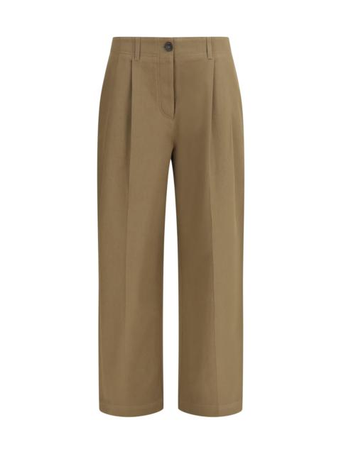 TOTEME Toteme Straight-leg Pants In Organic Cotton