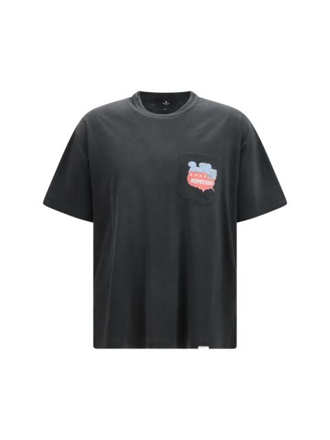 REPRESENT Represent Beach Boys Americas Band T-shirt Stained Black