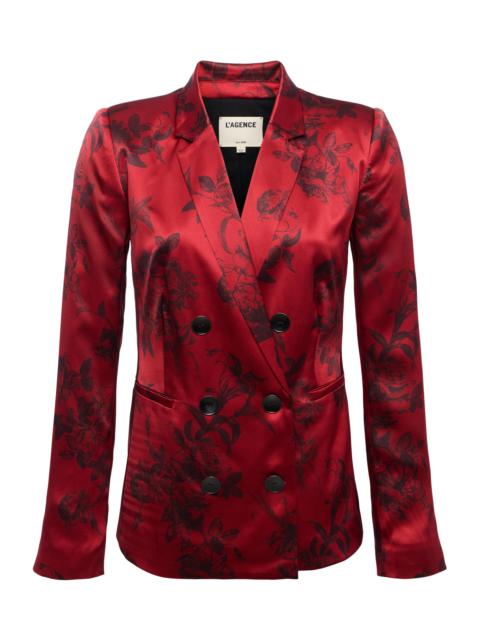 L'AGENCE Colin Silk Blazer