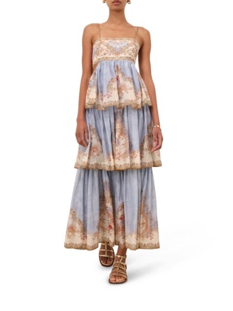 Zimmermann DAYLIGHT RUFFLED MAXI DRESS