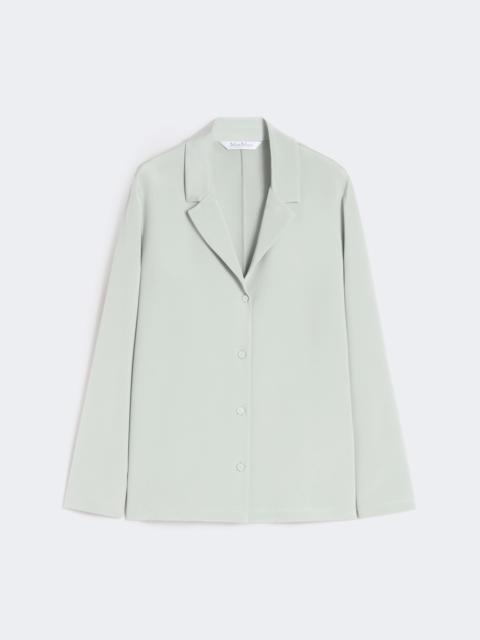 Max Mara Silk crêpe de Chine shirt - PASTEL GREEN