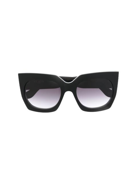 oversized cat-eye sunglasses