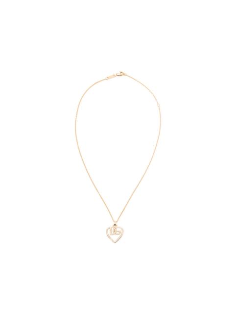 Dolce & Gabbana Heart And Logo Necklace