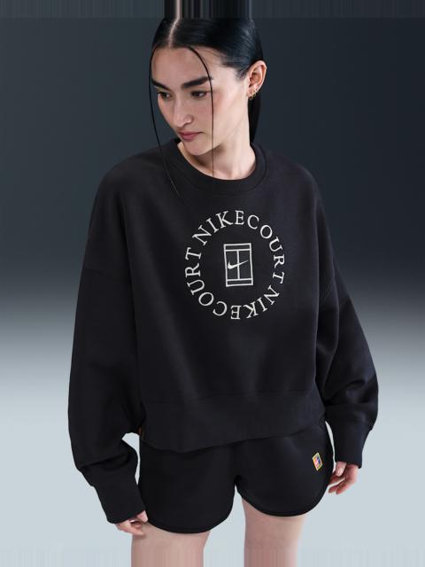 Nike NikeCourt Heritage Phoenix Fleece Women's Over-Oversized Crew-Neck Sweatshirt