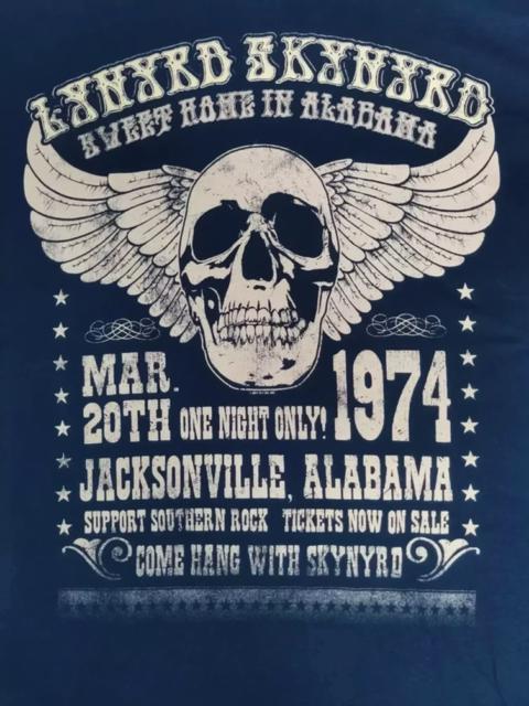 Other Designers Vintage - Lynyrd Skynyrd American Rock Band Tee Blues Hard