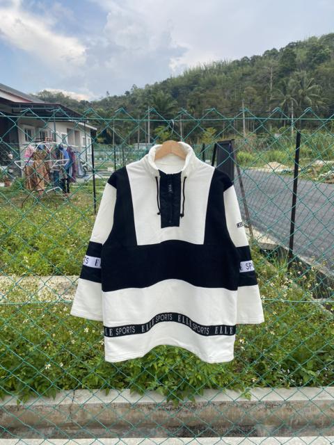 Other Designers Vintage - 🔥 STEALS 🔥 Vintage Elle Sport Spellout Half Zipper Fleece