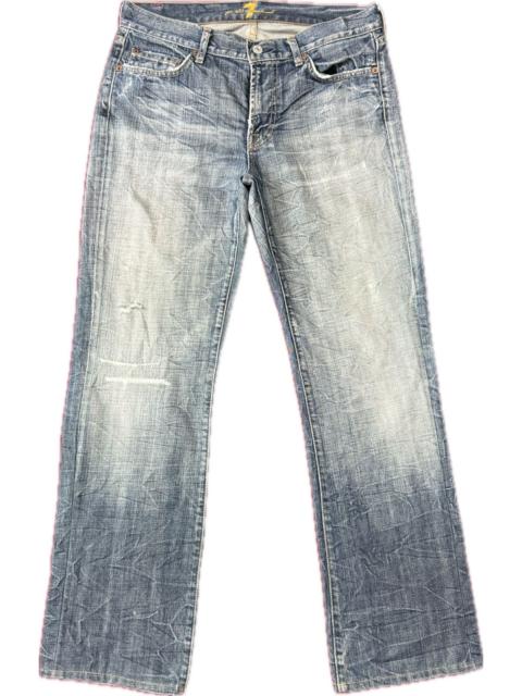 7 For All Mankind Flare Type 7 For All Mankind Distress Denim