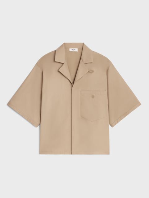 CELINE SCOUT SHIRT IN LIGHT COTTON GABARDINE